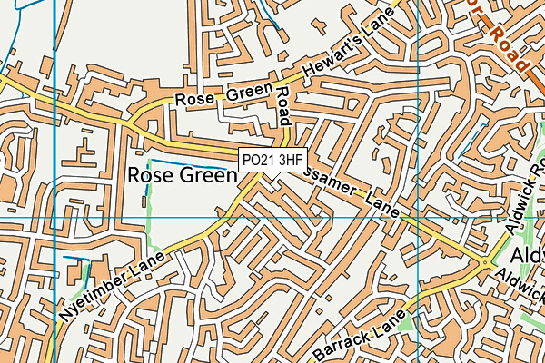 PO21 3HF map - OS VectorMap District (Ordnance Survey) PO21 3HF map - OS VectorMap District (Ordnance Survey)