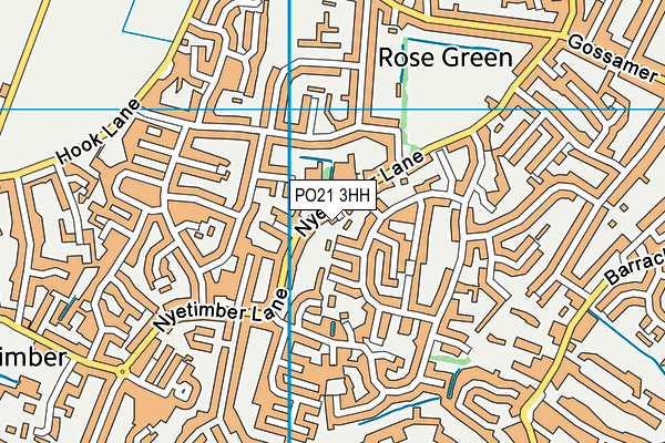 PO21 3HH map - OS VectorMap District (Ordnance Survey) PO21 3HH map - OS VectorMap District (Ordnance Survey)