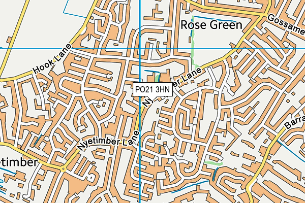 PO21 3HN map - OS VectorMap District (Ordnance Survey) PO21 3HN map - OS VectorMap District (Ordnance Survey)