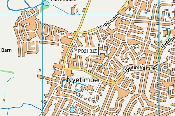 PO21 3JZ map - OS VectorMap District (Ordnance Survey) PO21 3JZ map - OS VectorMap District (Ordnance Survey)