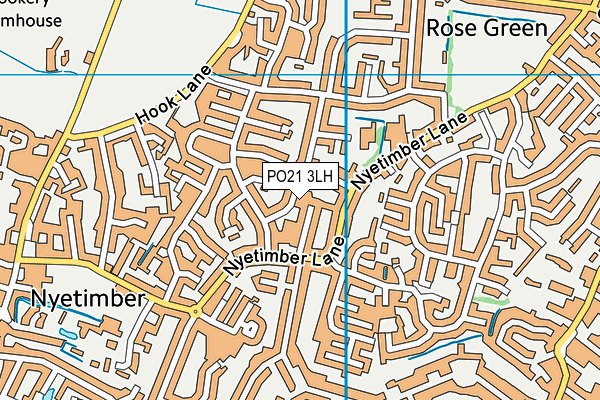 PO21 3LH map - OS VectorMap District (Ordnance Survey) PO21 3LH map - OS VectorMap District (Ordnance Survey)