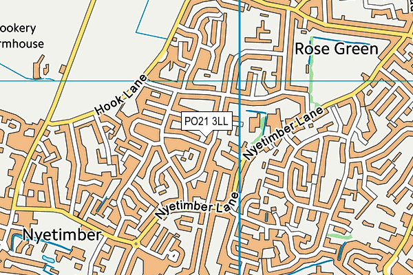 PO21 3LL map - OS VectorMap District (Ordnance Survey) PO21 3LL map - OS VectorMap District (Ordnance Survey)