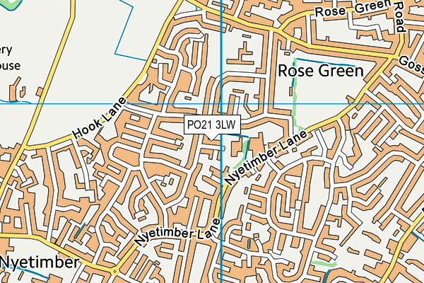 PO21 3LW map - OS VectorMap District (Ordnance Survey) PO21 3LW map - OS VectorMap District (Ordnance Survey)