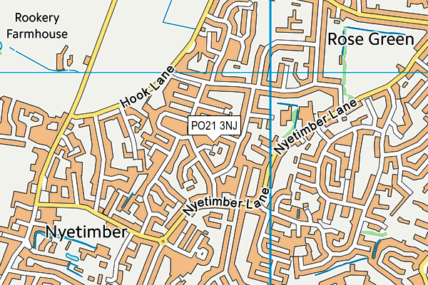 PO21 3NJ map - OS VectorMap District (Ordnance Survey) PO21 3NJ map - OS VectorMap District (Ordnance Survey)