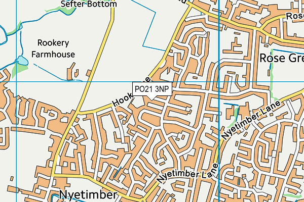 PO21 3NP map - OS VectorMap District (Ordnance Survey) PO21 3NP map - OS VectorMap District (Ordnance Survey)