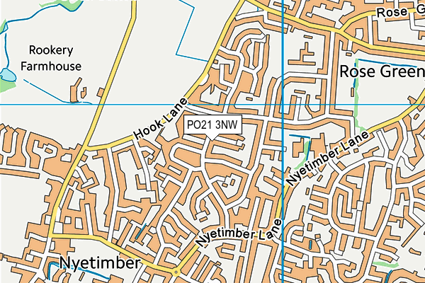 PO21 3NW map - OS VectorMap District (Ordnance Survey) PO21 3NW map - OS VectorMap District (Ordnance Survey)