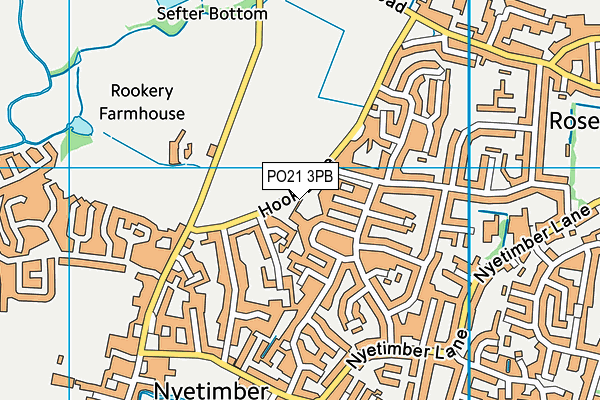 PO21 3PB map - OS VectorMap District (Ordnance Survey) PO21 3PB map - OS VectorMap District (Ordnance Survey)