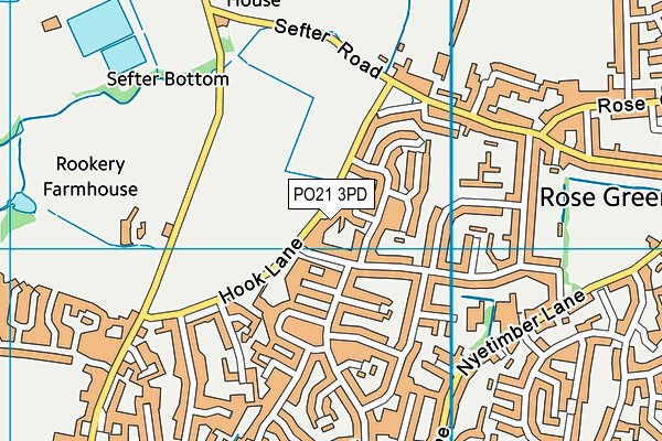 PO21 3PD map - OS VectorMap District (Ordnance Survey) PO21 3PD map - OS VectorMap District (Ordnance Survey)