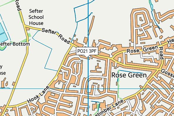 PO21 3PF map - OS VectorMap District (Ordnance Survey) PO21 3PF map - OS VectorMap District (Ordnance Survey)