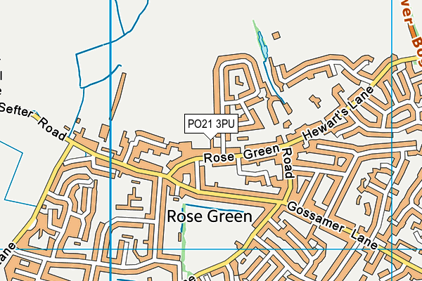 PO21 3PU map - OS VectorMap District (Ordnance Survey) PO21 3PU map - OS VectorMap District (Ordnance Survey)