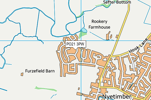 PO21 3PW map - OS VectorMap District (Ordnance Survey) PO21 3PW map - OS VectorMap District (Ordnance Survey)