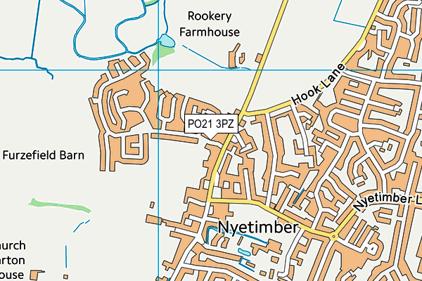 PO21 3PZ map - OS VectorMap District (Ordnance Survey) PO21 3PZ map - OS VectorMap District (Ordnance Survey)