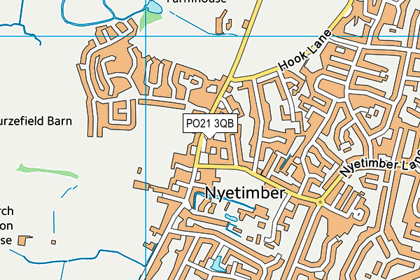 PO21 3QB map - OS VectorMap District (Ordnance Survey) PO21 3QB map - OS VectorMap District (Ordnance Survey)