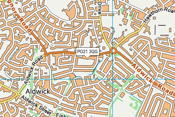 PO21 3QG map - OS VectorMap District (Ordnance Survey) PO21 3QG map - OS VectorMap District (Ordnance Survey)