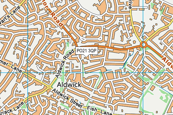 PO21 3QP map - OS VectorMap District (Ordnance Survey) PO21 3QP map - OS VectorMap District (Ordnance Survey)