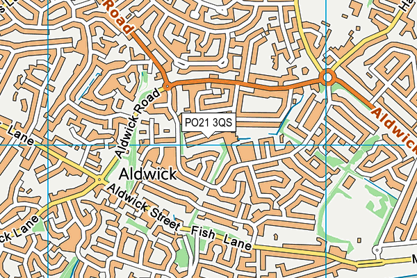 PO21 3QS map - OS VectorMap District (Ordnance Survey) PO21 3QS map - OS VectorMap District (Ordnance Survey)