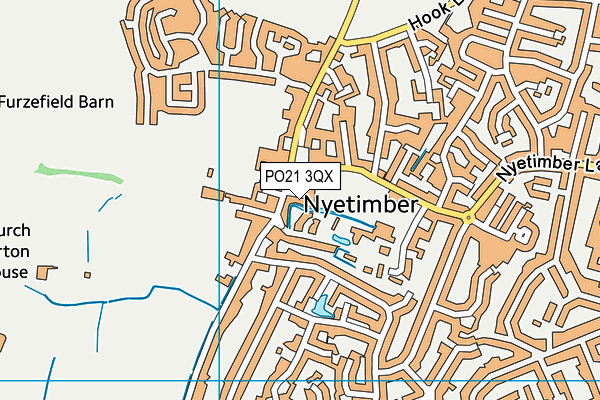 PO21 3QX map - OS VectorMap District (Ordnance Survey) PO21 3QX map - OS VectorMap District (Ordnance Survey)