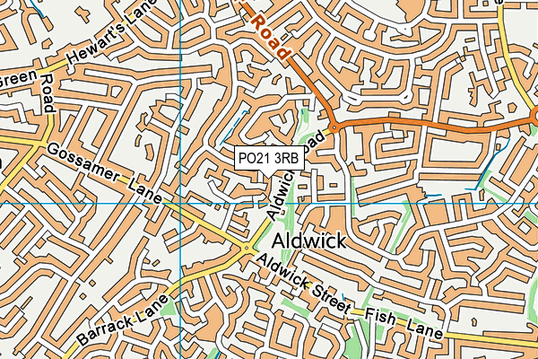 PO21 3RB map - OS VectorMap District (Ordnance Survey) PO21 3RB map - OS VectorMap District (Ordnance Survey)