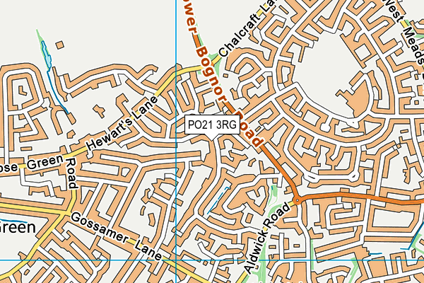 PO21 3RG map - OS VectorMap District (Ordnance Survey) PO21 3RG map - OS VectorMap District (Ordnance Survey)