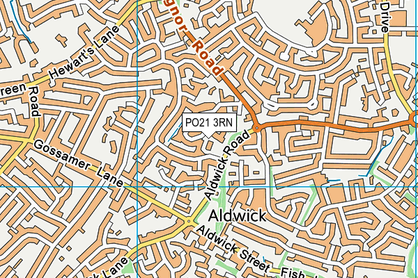 PO21 3RN map - OS VectorMap District (Ordnance Survey) PO21 3RN map - OS VectorMap District (Ordnance Survey)