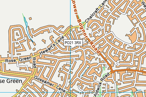 PO21 3RX map - OS VectorMap District (Ordnance Survey) PO21 3RX map - OS VectorMap District (Ordnance Survey)