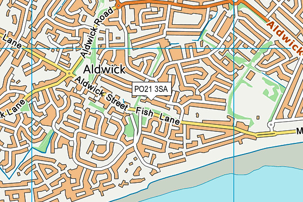 PO21 3SA map - OS VectorMap District (Ordnance Survey) PO21 3SA map - OS VectorMap District (Ordnance Survey)