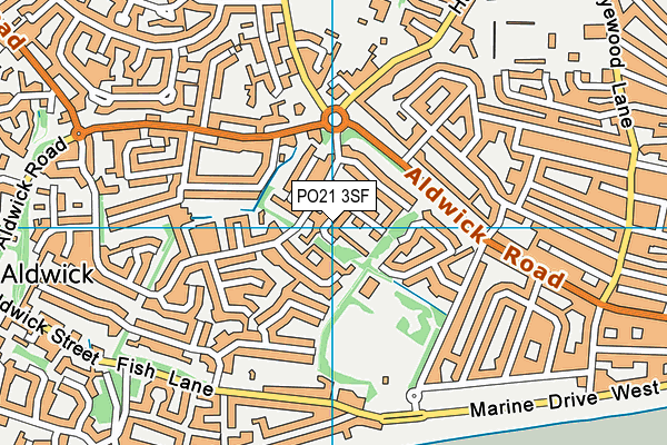 PO21 3SF map - OS VectorMap District (Ordnance Survey) PO21 3SF map - OS VectorMap District (Ordnance Survey)