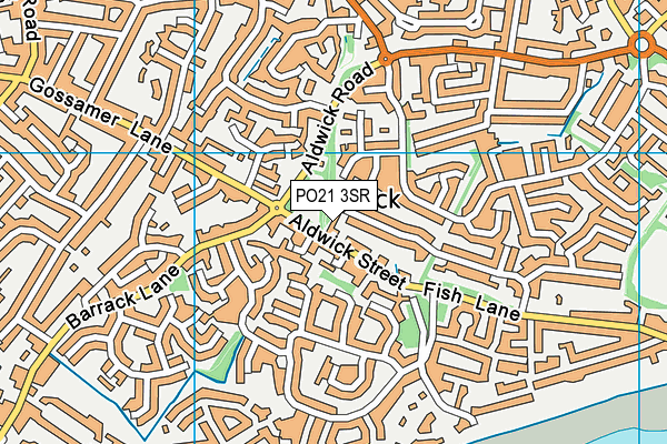 PO21 3SR map - OS VectorMap District (Ordnance Survey) PO21 3SR map - OS VectorMap District (Ordnance Survey)