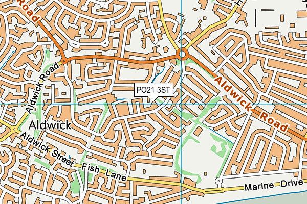 PO21 3ST map - OS VectorMap District (Ordnance Survey) PO21 3ST map - OS VectorMap District (Ordnance Survey)