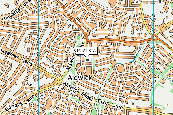PO21 3TA map - OS VectorMap District (Ordnance Survey) PO21 3TA map - OS VectorMap District (Ordnance Survey)