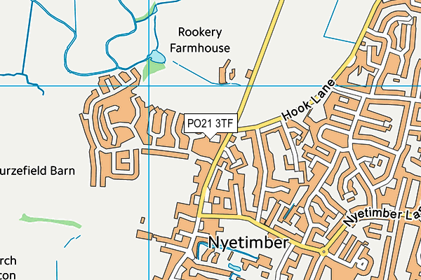 PO21 3TF map - OS VectorMap District (Ordnance Survey) PO21 3TF map - OS VectorMap District (Ordnance Survey)