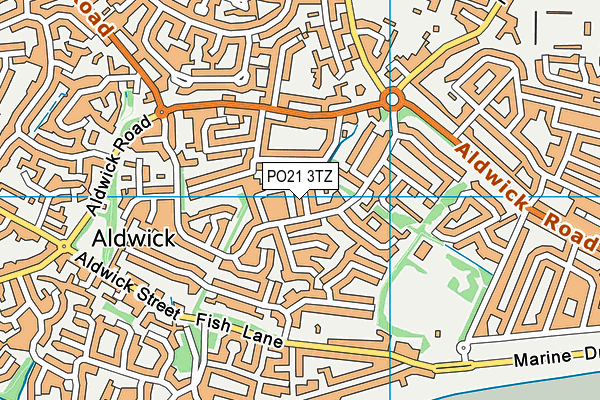PO21 3TZ map - OS VectorMap District (Ordnance Survey) PO21 3TZ map - OS VectorMap District (Ordnance Survey)