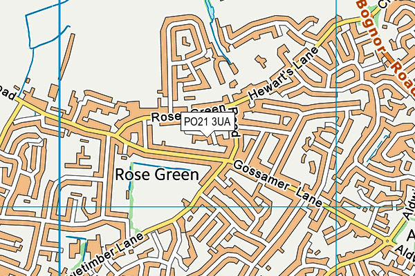PO21 3UA map - OS VectorMap District (Ordnance Survey) PO21 3UA map - OS VectorMap District (Ordnance Survey)