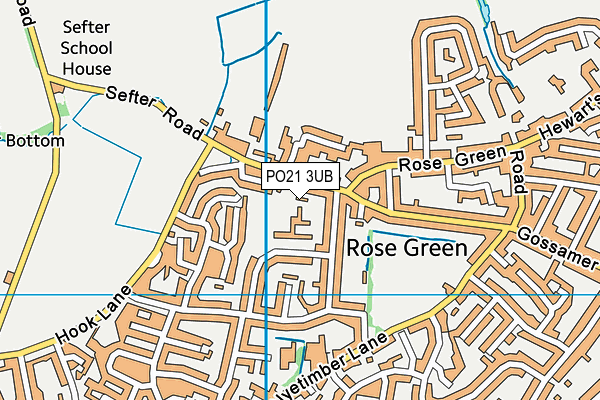 PO21 3UB map - OS VectorMap District (Ordnance Survey) PO21 3UB map - OS VectorMap District (Ordnance Survey)