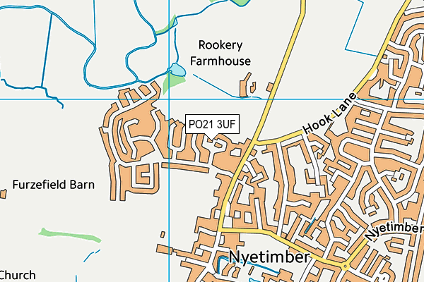PO21 3UF map - OS VectorMap District (Ordnance Survey) PO21 3UF map - OS VectorMap District (Ordnance Survey)