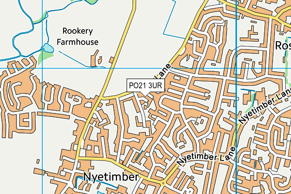 PO21 3UR map - OS VectorMap District (Ordnance Survey) PO21 3UR map - OS VectorMap District (Ordnance Survey)