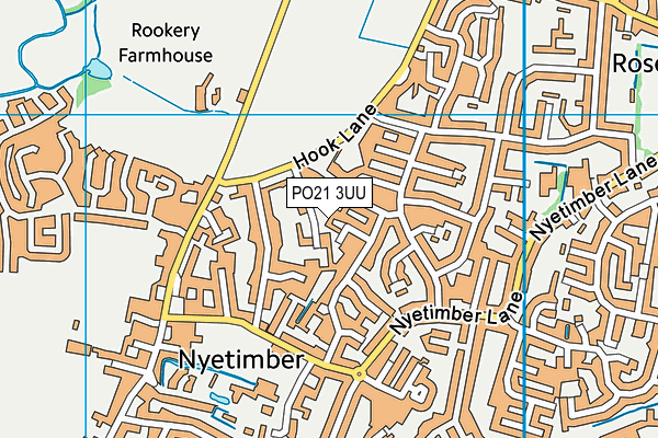 PO21 3UU map - OS VectorMap District (Ordnance Survey) PO21 3UU map - OS VectorMap District (Ordnance Survey)