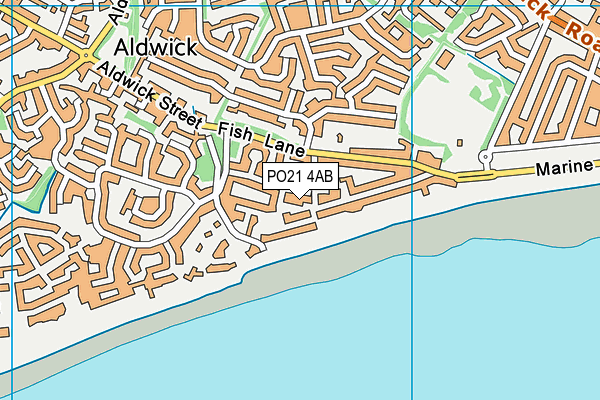 PO21 4AB map - OS VectorMap District (Ordnance Survey) PO21 4AB map - OS VectorMap District (Ordnance Survey)