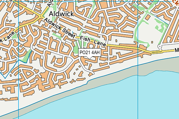 PO21 4AH map - OS VectorMap District (Ordnance Survey) PO21 4AH map - OS VectorMap District (Ordnance Survey)