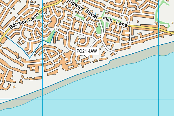 PO21 4AW map - OS VectorMap District (Ordnance Survey) PO21 4AW map - OS VectorMap District (Ordnance Survey)