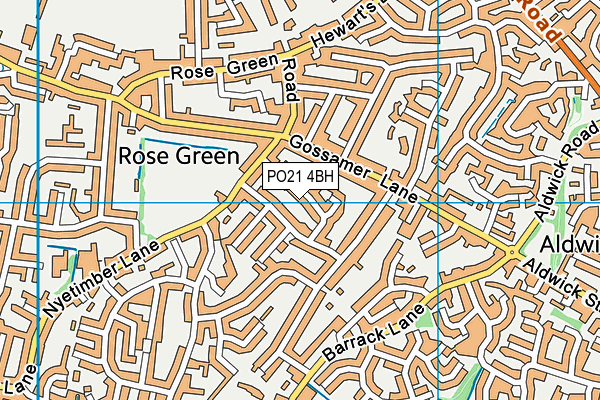 PO21 4BH map - OS VectorMap District (Ordnance Survey) PO21 4BH map - OS VectorMap District (Ordnance Survey)
