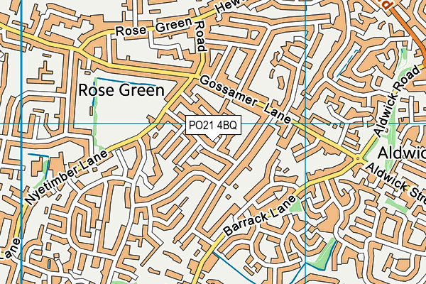 PO21 4BQ map - OS VectorMap District (Ordnance Survey) PO21 4BQ map - OS VectorMap District (Ordnance Survey)