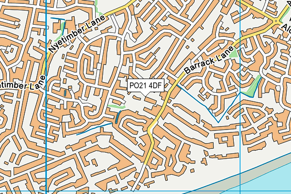PO21 4DF map - OS VectorMap District (Ordnance Survey) PO21 4DF map - OS VectorMap District (Ordnance Survey)