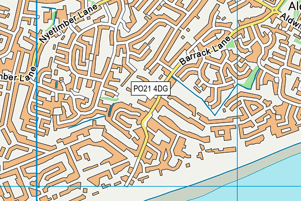 PO21 4DG map - OS VectorMap District (Ordnance Survey) PO21 4DG map - OS VectorMap District (Ordnance Survey)