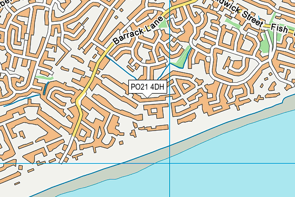 PO21 4DH map - OS VectorMap District (Ordnance Survey) PO21 4DH map - OS VectorMap District (Ordnance Survey)