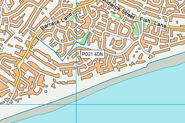 PO21 4DN map - OS VectorMap District (Ordnance Survey) PO21 4DN map - OS VectorMap District (Ordnance Survey)