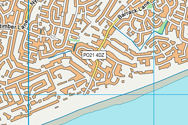PO21 4DZ map - OS VectorMap District (Ordnance Survey) PO21 4DZ map - OS VectorMap District (Ordnance Survey)