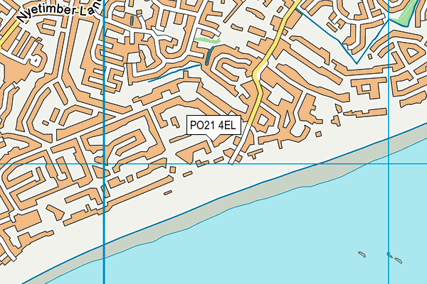 PO21 4EL map - OS VectorMap District (Ordnance Survey) PO21 4EL map - OS VectorMap District (Ordnance Survey)
