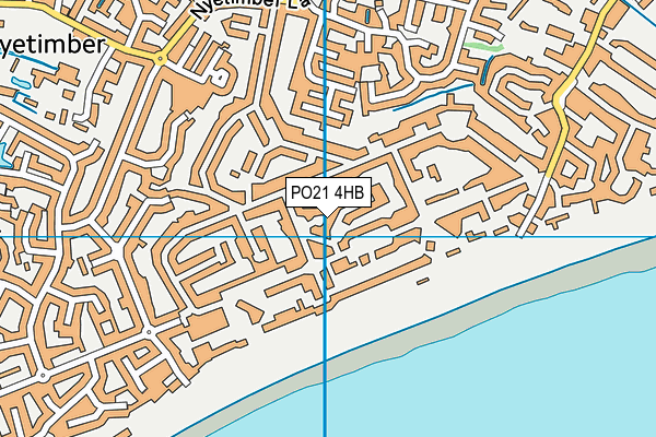 PO21 4HB map - OS VectorMap District (Ordnance Survey) PO21 4HB map - OS VectorMap District (Ordnance Survey)
