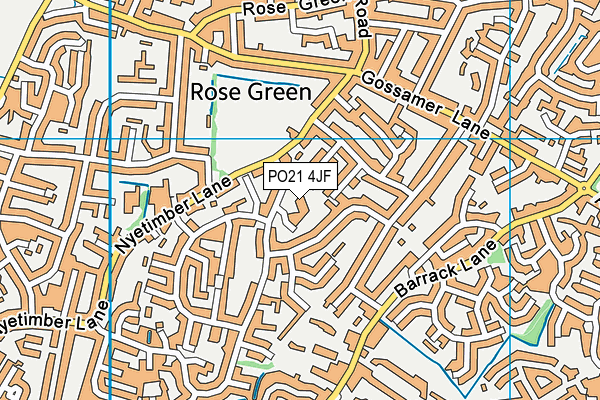 PO21 4JF map - OS VectorMap District (Ordnance Survey) PO21 4JF map - OS VectorMap District (Ordnance Survey)